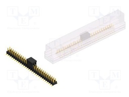 Connector: pin strips; pin header; male; PIN: 56; 2.54mm; SMT; 2x28