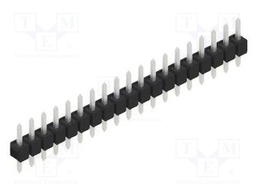 Connector: pin strips; pin header; male; PIN: 19; 2.54mm; THT; 1x19