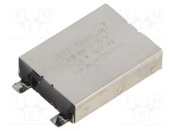 Capacitor: electrolytic; supercapacitor; 0.0068F; 15VDC; SMD