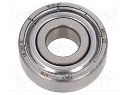 Bearing: single row deep groove ball; Øint: 7mm; Øout: 19mm; W: 6mm