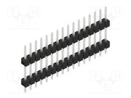 Connector: pin strips; pin header; male; PIN: 16; 2.54mm; THT; 1x16