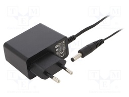 Power supply: switched-mode; constant voltage; 5VDC; 2A; 10W; plug