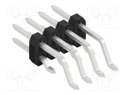 Connector: pin strips; pin header; male; PIN: 8; 2mm; SMT; 2x4; 100V
