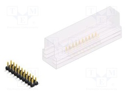 Connector: pin strips; pin header; male; PIN: 20; 2.54mm; SMT; 2x10