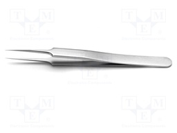 Tweezers; 110mm; for precision works; Blades: straight,narrowed