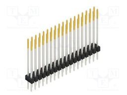 Connector: pin strips; pin header; male; PIN: 36; 2.54mm; THT; 2x18