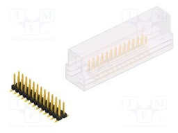 Connector: pin strips; pin header; male; PIN: 26; 2.54mm; SMT; 2x13