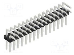 Connector: pin strips; pin header; male; PIN: 30; 2.54mm; THT; 2x15