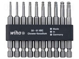Screwdriver bits; Pcs: 10; Features: hardened; 70mm