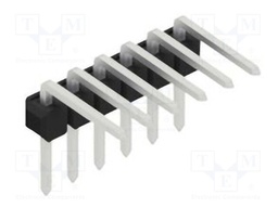 Connector: pin strips; pin header; male; PIN: 6; 2.54mm; THT; 1x6