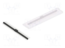 Connector: pin strips; pin header; male; PIN: 31; 2.54mm; SMT; 1x31