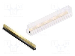 Connector: pin strips; pin header; male; PIN: 66; 2.54mm; SMT; 2x33