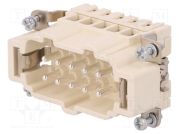Connector: rectangular; male; Han E High Temp; PIN: 10; size 10B