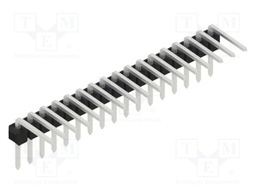Connector: pin strips; pin header; male; PIN: 17; 2.54mm; THT; 1x17