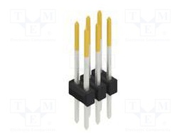 Connector: pin strips; pin header; male; PIN: 6; 2.54mm; THT; 2x3