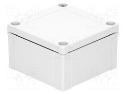 Enclosure: multipurpose; X: 100mm; Y: 100mm; Z: 60mm; MNX; ABS; grey
