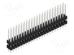 Connector: pin strips; pin header; male; PIN: 44; 2.54mm; THT; 2x22