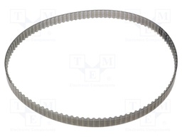 Timing belt; T2.5; W: 10mm; H: 1.3mm; Lw: 230mm; Tooth height: 0.7mm