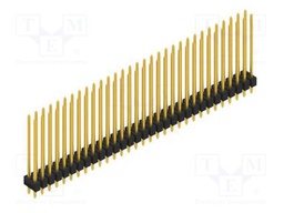 Connector: pin strips; pin header; male; PIN: 62; 2.54mm; THT; 2x31