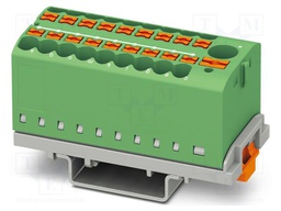 Splice terminal: rail; 24A; 690V; push-in; PA; 0.14÷4mm2; W: 28.6mm
