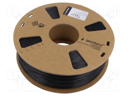 Filament: ASA; 1.75mm; black; 230÷250°C; 1kg; Table temp: 80÷120°C
