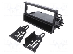 Radio mounting frame; Chevrolet,Pontiac,Suzuki; 1 DIN; black