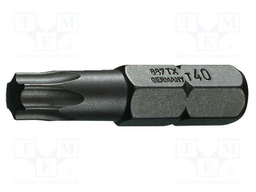 Screwdriver bit; Torx®; T10; 1/4"; Overall len: 25mm