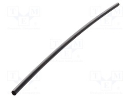 Heat shrink sleeve; glued; 4: 1; 24mm; L: 1.2m; black