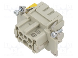 Connector: HDC; contact insert; female; Han® B,Han® ES; PIN: 6