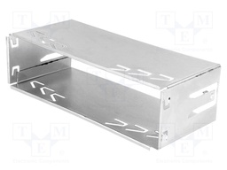 Car radio mounting half frame; 1 DIN; zinc; Kenwood