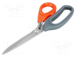 Scissors; Tool length: 216mm; Features: soft, comfortable grip