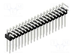 Connector: pin strips; pin header; male; PIN: 38; 2.54mm; THT; 2x19