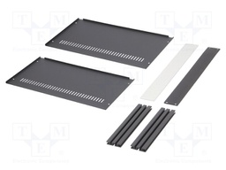 Enclosure: with panel; vented; X: 334mm; Y: 286mm; Z: 43mm