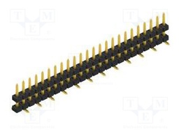 Connector: pin strips; pin header; male; PIN: 24; 2mm; SMT; 1x24
