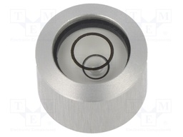 Spirit level; with smooth reference surface; 9.5mm; aluminium