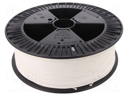 Filament: PLA; 1.75mm; white; 200÷235°C; 2kg; ±0,05mm