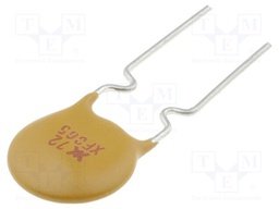 Fuse: PTC polymer; 650mA; Pitch: 5mm