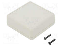 Enclosure: multipurpose; X: 66.5mm; Y: 66.5mm; Z: 28mm; ABS