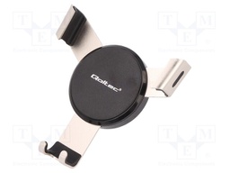 Car holder; black,champagne; air vent; Size: 4.0"-7.0"