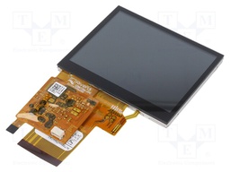 Display: TFT; 3.5"; 320x240; Window dimensions: 70.08x52.56mm
