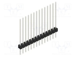 Connector: pin strips; pin header; male; PIN: 14; 2.54mm; THT; 1x14