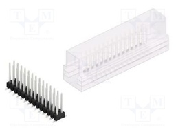 Connector: pin strips; pin header; male; PIN: 28; 2.54mm; SMT; 2x14