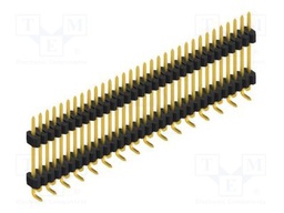 Connector: pin strips; pin header; male; PIN: 32; 1.27mm; SMT; 1x32
