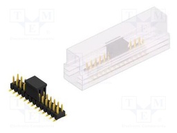 Connector: pin strips; pin header; male; PIN: 26; 2.54mm; SMT; 2x13
