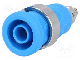 Socket; 4mm banana; 36A; blue