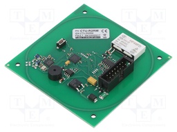 RFID reader; 5÷16V; RS232; antenna,buzzer; 79.5x79.5x12mm