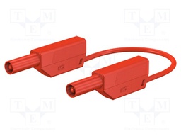 Test lead; 32A; 4mm banana plug-4mm banana plug; Urated: 1kV