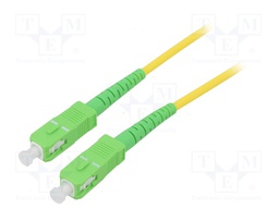 Fiber patch cord; OS2; SC/APC,both sides; 20m; LSZH; yellow