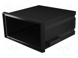 Enclosure: panel; X: 144mm; Y: 72mm; Z: 124mm; ABS + PC,PPO; black