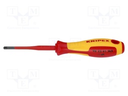 Screwdriver; insulated,slim; PlusMinus cross PZ-type; SL/PZ1